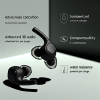 Texto alternativo: "Imagen de los nuevos AirPods Pro 3, presentando su diseño elegante y ergonómico, características avanzadas como cancelación activa de ruido y audio espacial, y detalles sobre su precio en España."